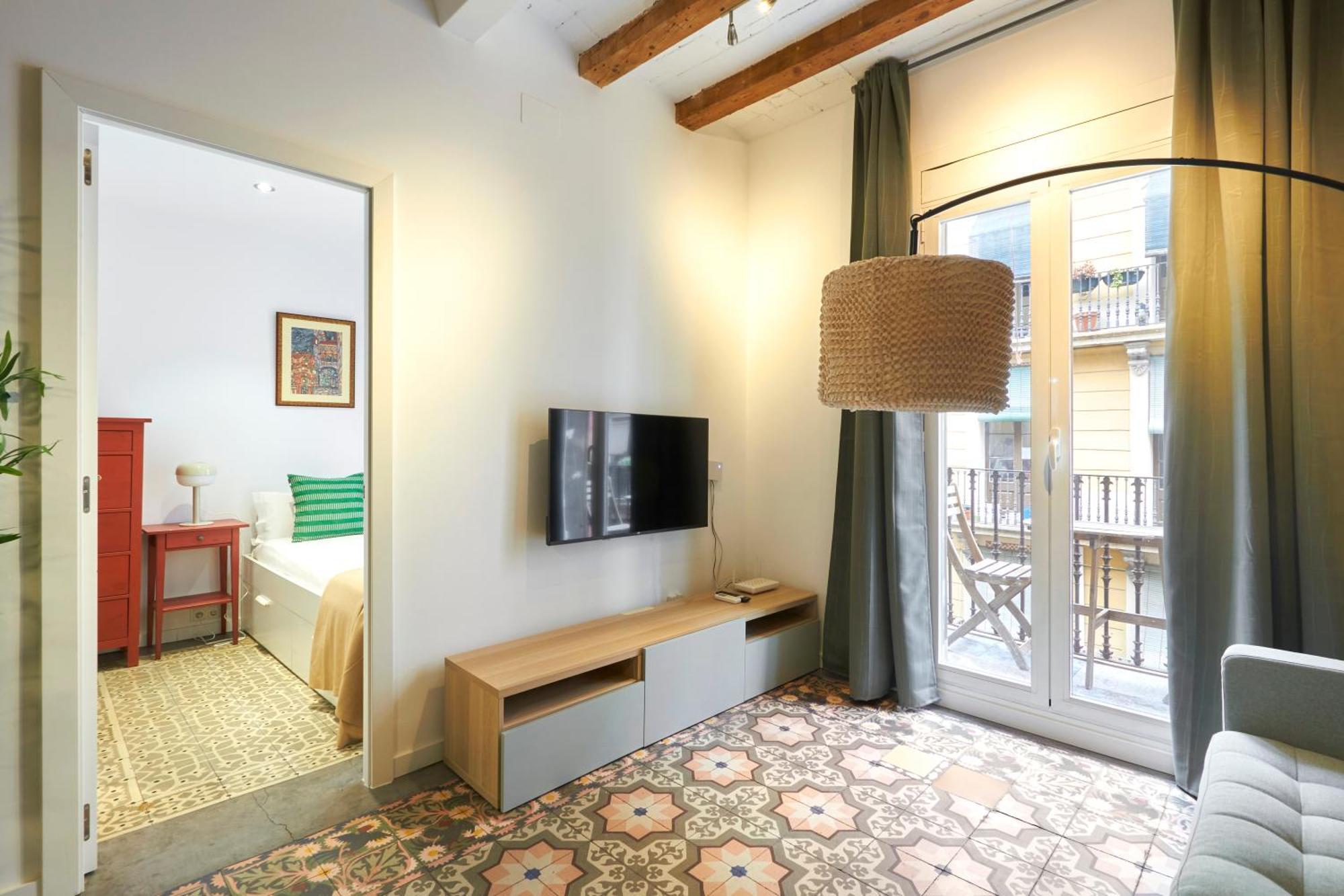 64 Apartment In A Typical Barcelona'S Old Building Bagian luar foto